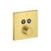 AXOR ShowerSelect Thermostatic Trim Square for 2 Functions