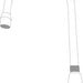 Moen S0003 6" Double Bend Spout From The M-Dura Collection Commercial in Chrome
