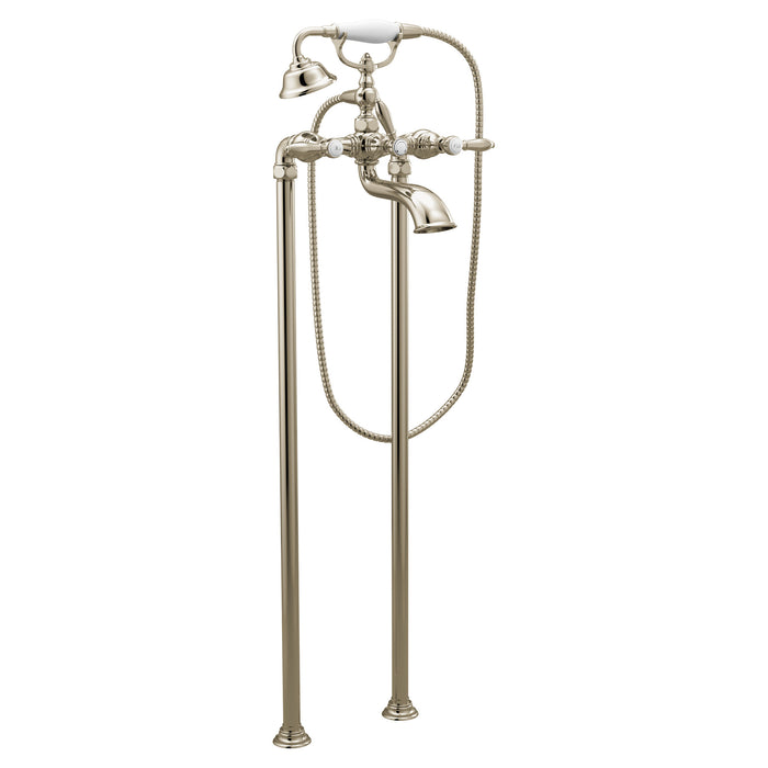 Moen Weymouth S22110 Two-Handle Tub Filler Includes Hand Shower