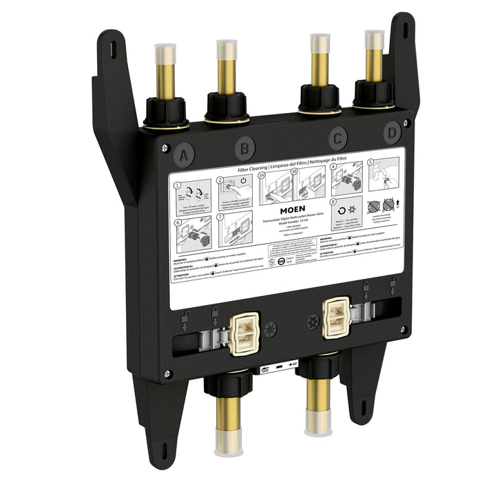 Moen S3104 4-Outlet Thermostatic Digital Shower Valve