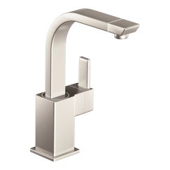 Moen S5170 90 Degree One Handle High Arc Bar Faucet in Spot Resist Stainless