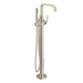 one-handle tub filler includes hand shower