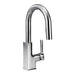 Moen S62308 STo One Handle High Arc Pulldown Bar Faucet in Chrome