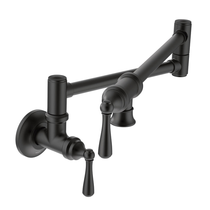 Moen Traditional Pot Filler S664 Two-Handle Kitchen Faucet