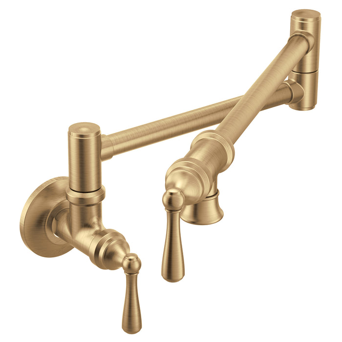 Moen Traditional Pot Filler S664 Two-Handle Kitchen Faucet