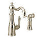 Moen S72101 Weymouth One Handle High Arc Kitchen Faucet in Polished Nickel