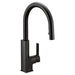 Moen S72308 STo Collection Single Handle Pulldown Spray Kitchen Faucet with Reflex Technology in Matte Black