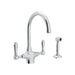 ROHL A1676WS San Julio® Two Handle Kitchen Faucet With Side Spray