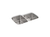 Sterling McAllister 31-1/2" undermount double-bowl kitchen sink - Stainless Steel