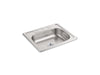 Sterling Middleton 25" top-mount single-bowl kitchen sink - Stainless Steel