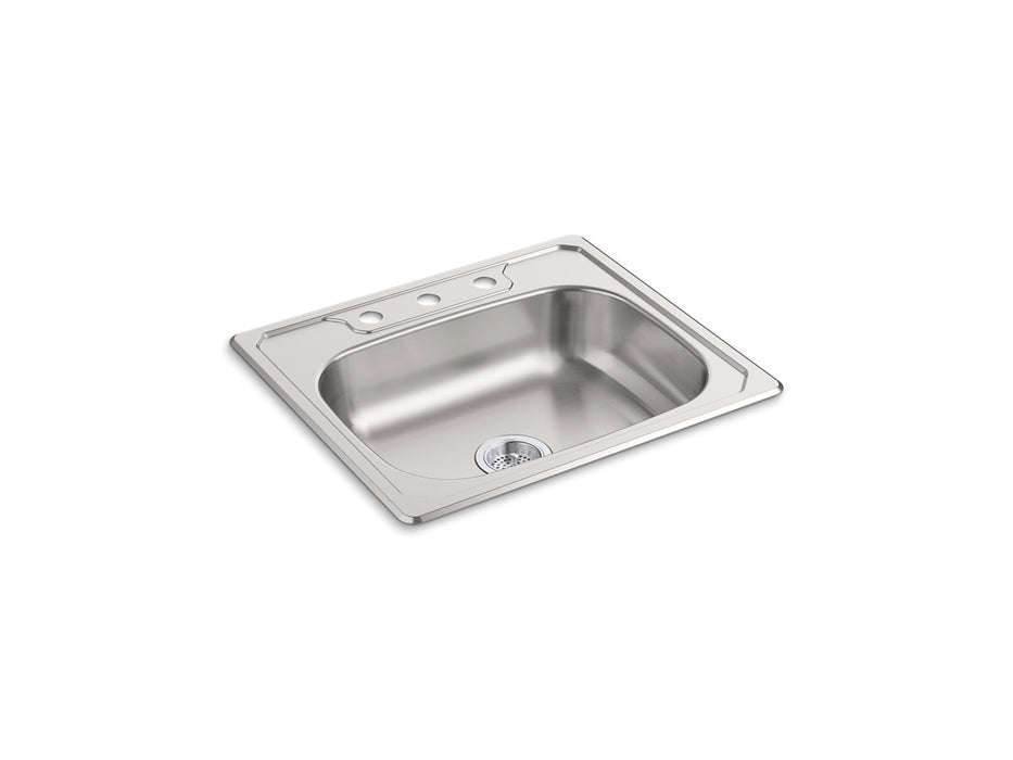 Sterling Middleton 25" top-mount single-bowl kitchen sink - Stainless Steel