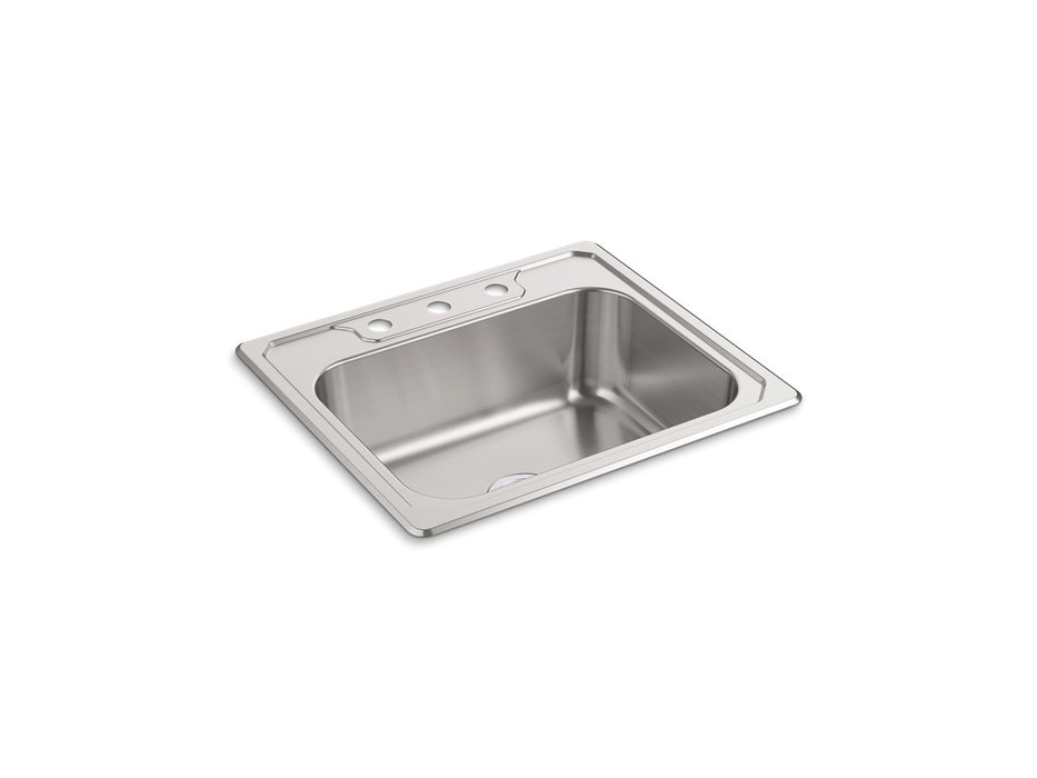Sterling Middleton 25" top-mount single-bowl kitchen sink - Stainless Steel