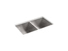 Sterling Ludington 32" undermount double-bowl kitchen sink - Stainless Steel