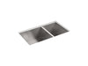 Sterling Ludington 32" undermount double-bowl kitchen sink - Stainless Steel