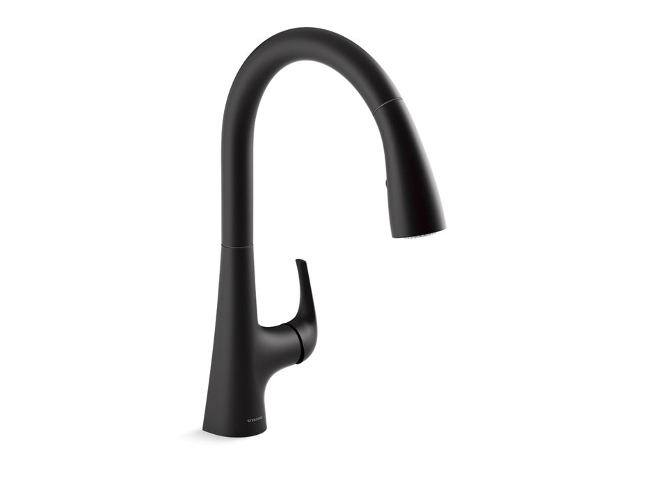 Sterling Medley Pull-down single-handle kitchen faucet - Matte Black