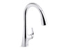 Sterling Medley Pull-down single-handle kitchen faucet - Polished Chrome