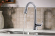 Sterling Medley Pull-down single-handle kitchen faucet - Polished Chrome