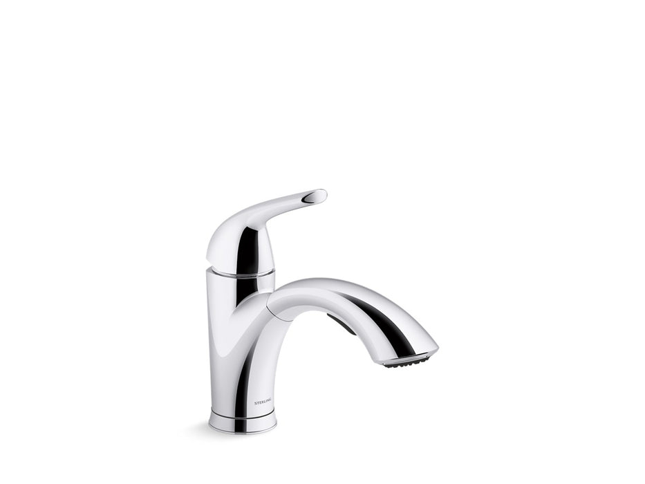 Sterling Medley Pull-out single-handle kitchen faucet - Polished Chrome