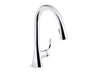 Sterling Valton Pull-down single-handle kitchen faucet - Polished Chrome