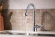 Sterling Valton Pull-down single-handle kitchen faucet - Polished Chrome