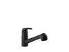 Sterling Valton Pull-out single-handle kitchen faucet - Matte Black