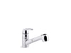 Sterling Valton Pull-out single-handle kitchen faucet - Polished Chrome