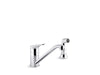 Sterling Valton Single-handle kitchen sink faucet with sidespray - Polished Chrome