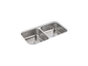 Sterling McAllister 32" undermount double-bowl kitchen sink - Stainless Steel