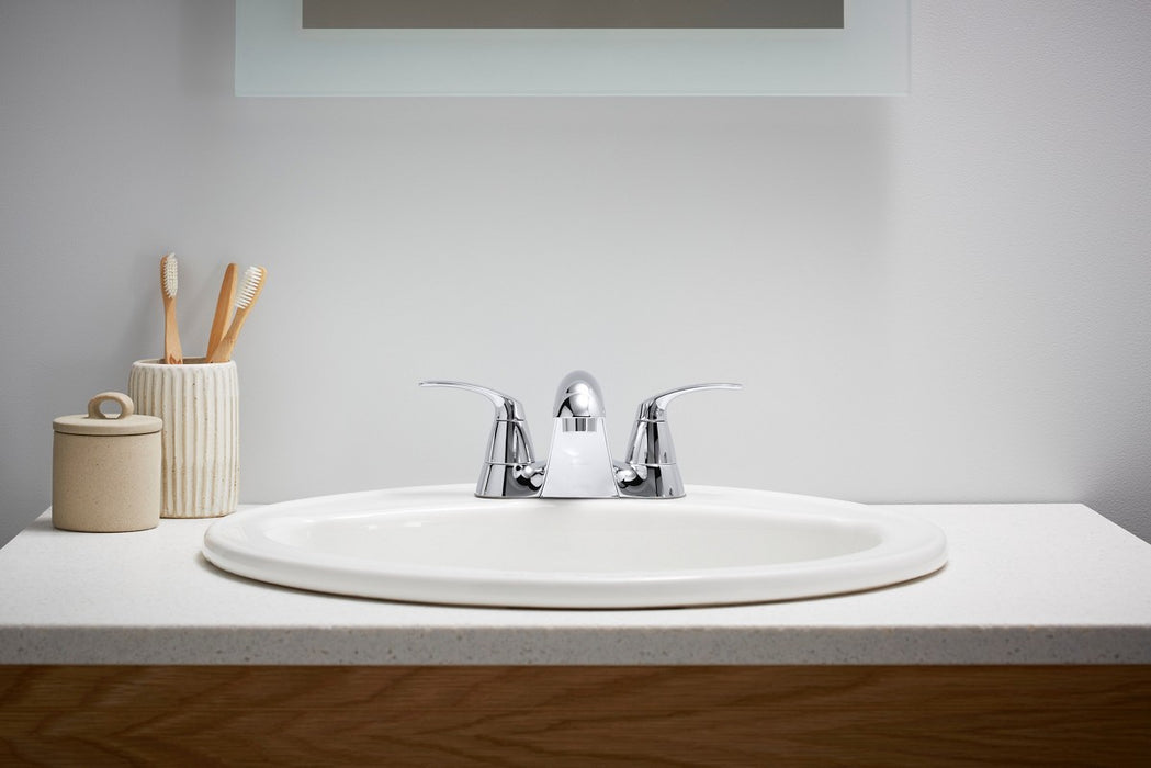 Sterling Valton Centerset bathroom sink faucet, 0.5 gpm - Polished Chrome
