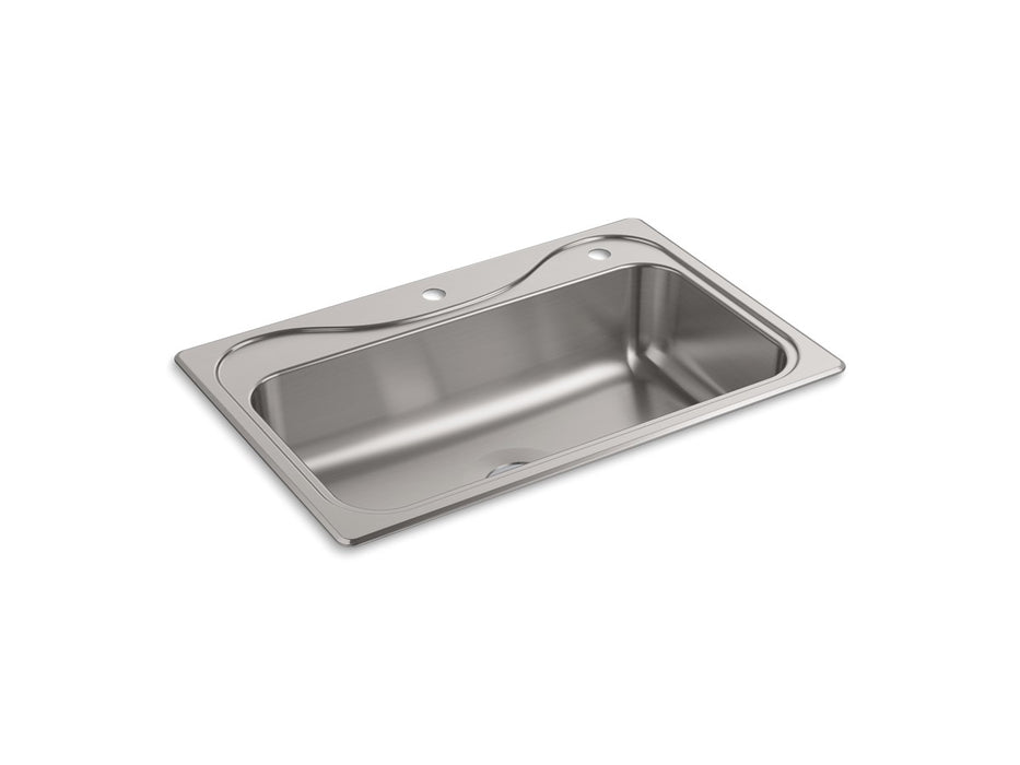 Sterling Southhaven 33" top-mount single-bowl kitchen sink - Stainless Steel