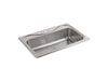 Sterling Southhaven 33" top-mount single-bowl kitchen sink - Stainless Steel