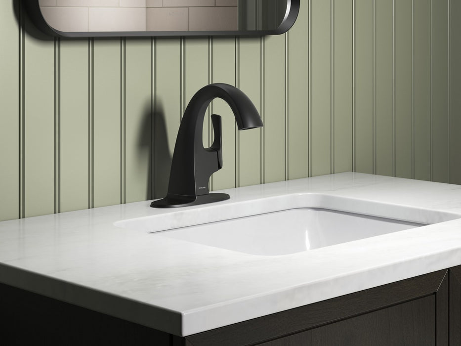 Sterling Medley Single-handle bathroom sink faucet, 1.2 gpm - Matte Black