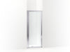Sterling Attend 69" H pivot shower door with 1/8"-thick glass - Bright Silver