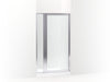 Sterling Attend 69" H pivot shower door with 1/8"-thick glass - Bright Silver