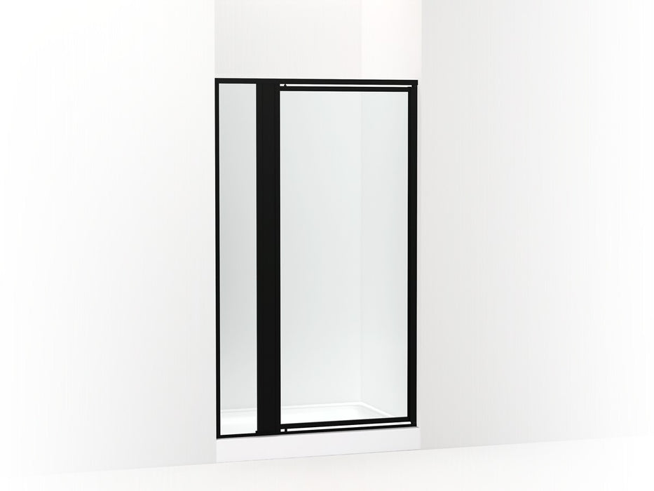 Sterling Attend 69" H pivot shower door with 1/8"-thick glass - Matte Black