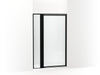 Sterling Attend 69" H pivot shower door with 1/8"-thick glass - Matte Black
