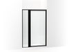 Sterling Attend 69" H pivot shower door with 1/8"-thick glass - Matte Black