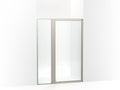 Nickel Frame Finish with Smooth/Clear Glass Texture