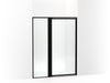 Sterling Attend 69" H pivot shower door with 1/8"-thick glass - Matte Black