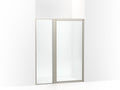 Nickel Frame Finish with Smooth/Clear Glass Texture