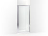 Sterling Attend 72" H pivot shower door with 1/8"-thick glass - Bright Silver