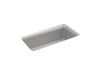 Sterling Gunnison 33-1/2" undermount single-bowl kitchen sink - Matte Grey