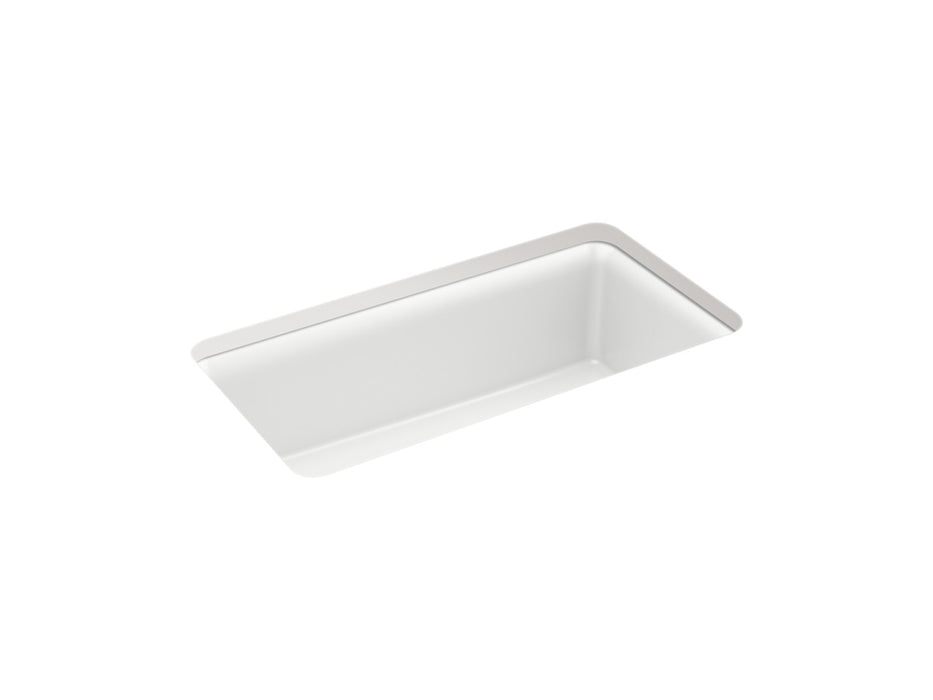 Sterling Gunnison 33-1/2" undermount single-bowl kitchen sink - Matte White