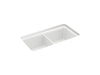 Sterling Gunnison 33-1/2" undermount double-bowl kitchen sink - Matte White