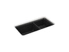 Sterling Gunnison 33-1/2" undermount double-bowl kitchen sink - Matte Black