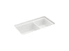 Sterling Gunnison 33-1/2" undermount double-bowl kitchen sink - Matte White