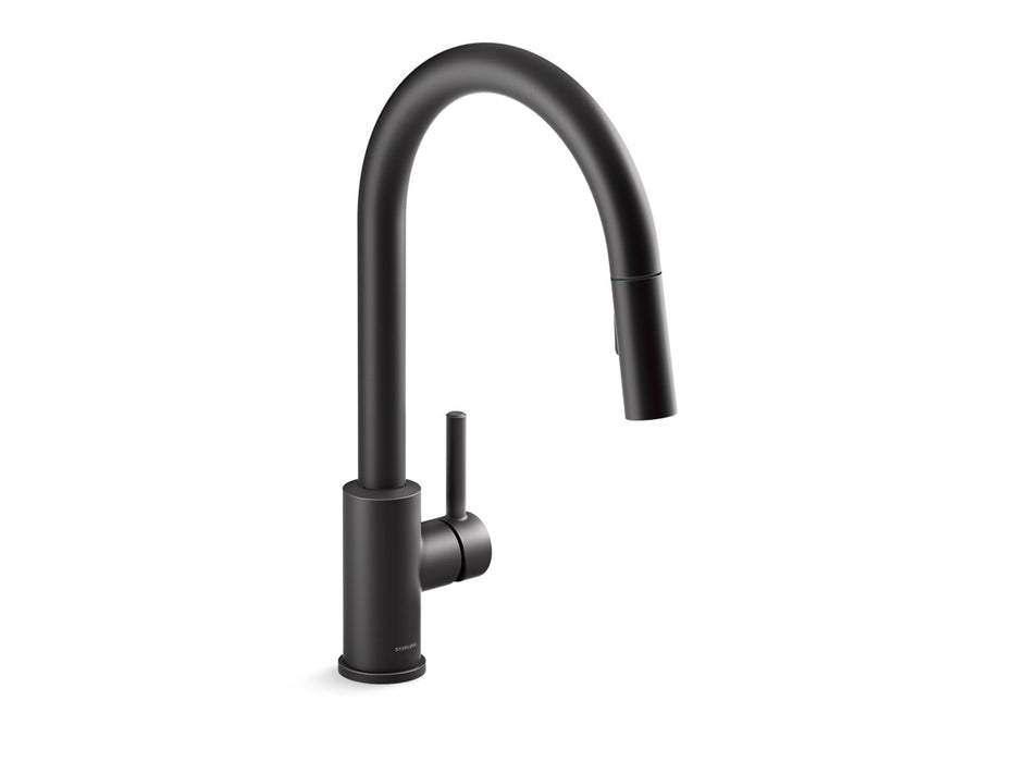 Sterling Traverse Pull-down kitchen sink faucet with two-function sprayhead - Matte Black