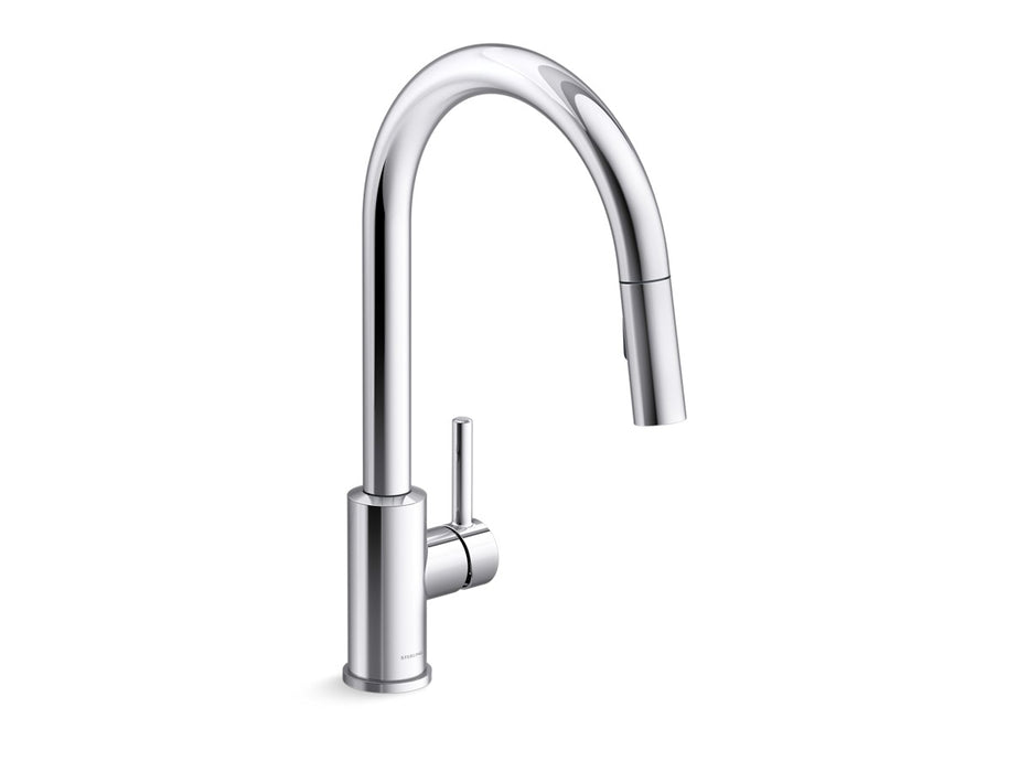 Sterling Traverse Pull-down kitchen sink faucet with two-function sprayhead - Polished Chrome