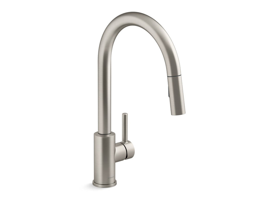 Sterling Traverse Pull-down kitchen sink faucet with two-function sprayhead - Vibrant Stainless