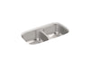 Sterling Valton 32-1/4" undermount double-bowl kitchen sink - Stainless Steel